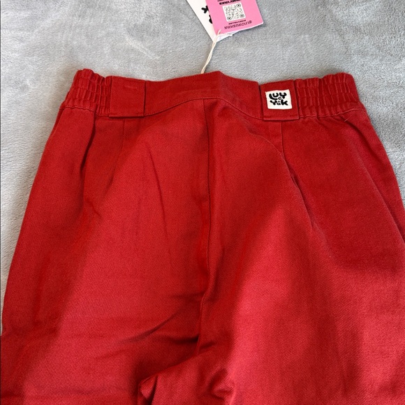 NWT Lucy & Yak Addison Jeans Organic Twill Red Size W30 - Picture 7 of 16